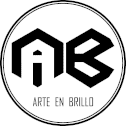 logo de AB Arte en Brillo